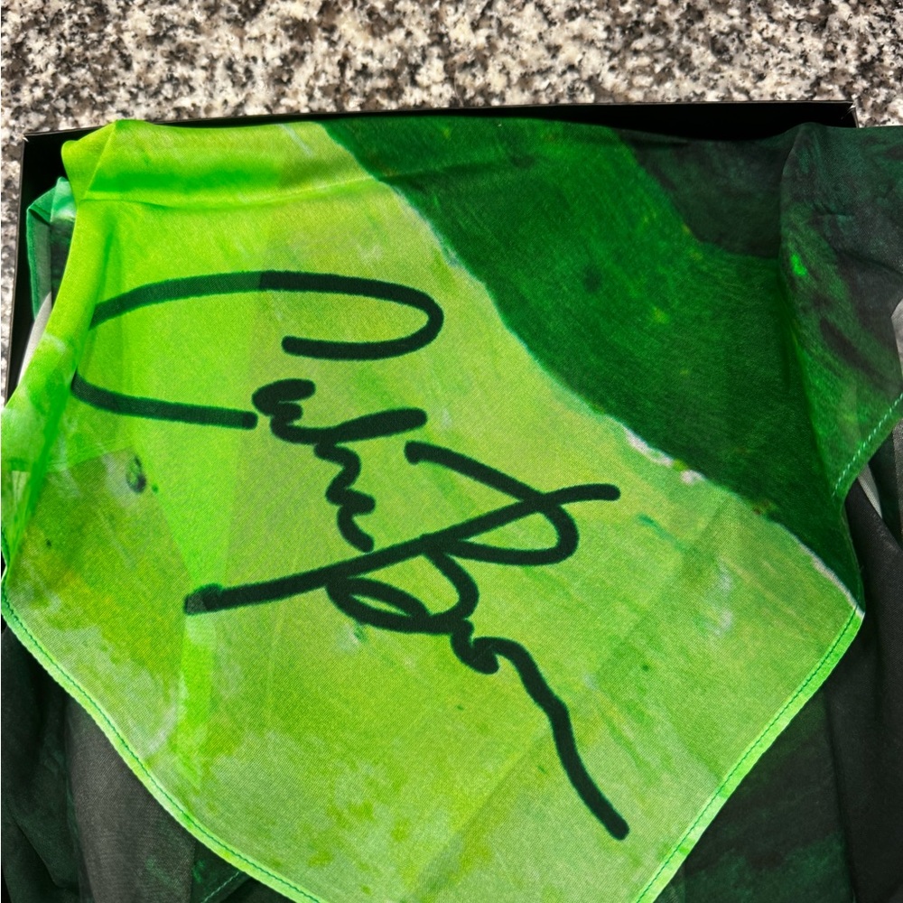 Green Signature Scarf